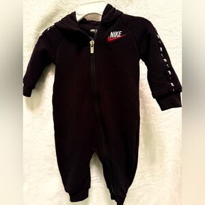 Nike Black Kids One Piece with Hood